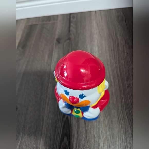 COPY - Musical and Wobble toy clown .  Plastic. Unbranded. EUC. It jingles when… - Picture 6 of 6